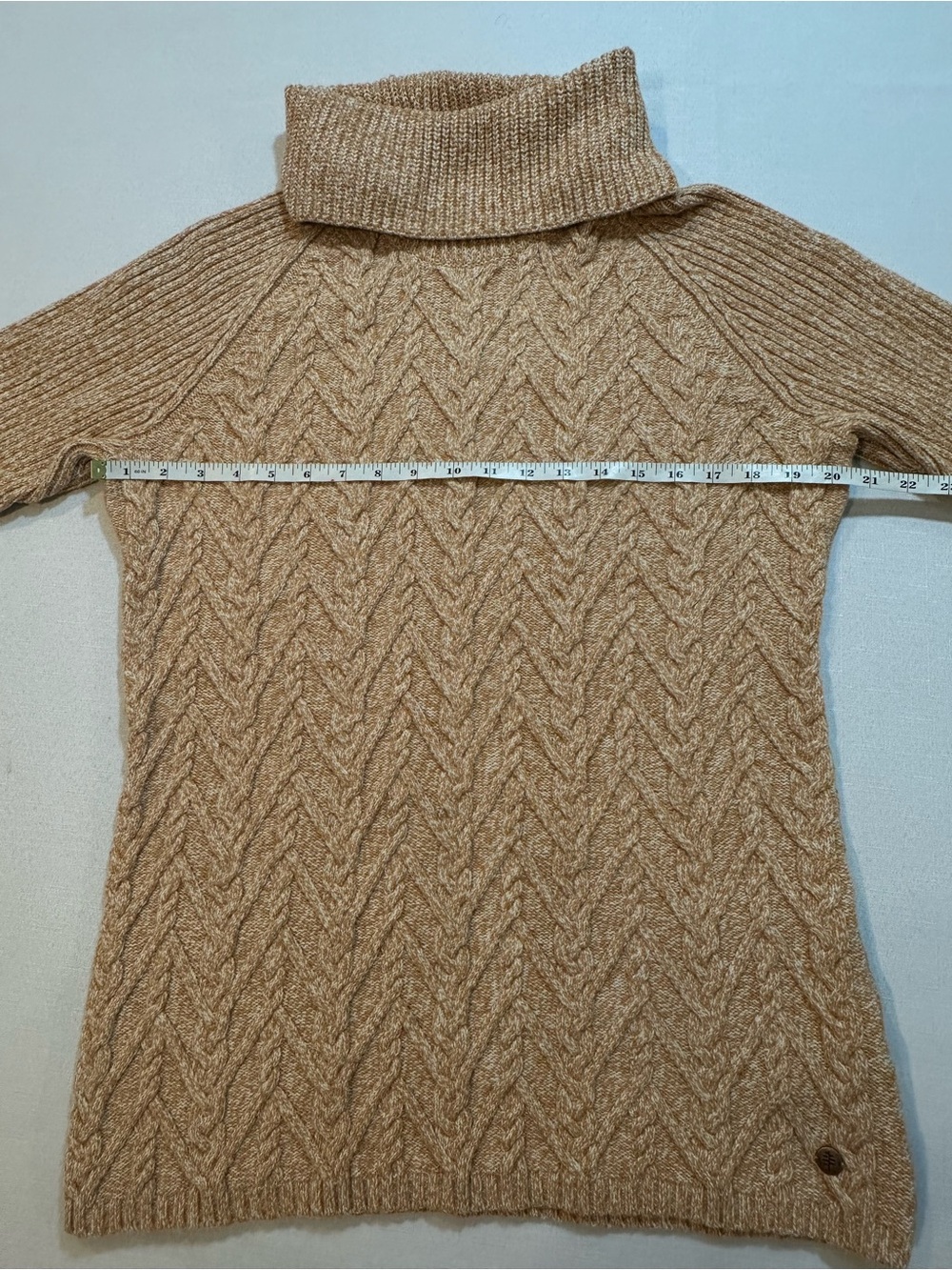 Royal Robbins Cable Knit Turtleneck Sweater Large - Picture 8 of 12
